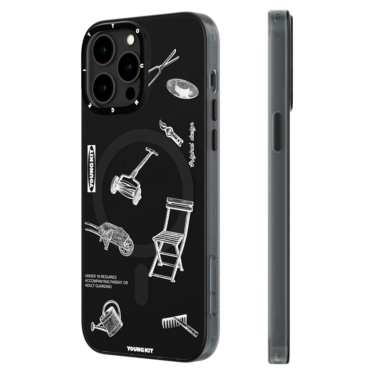 Youngkit Plaything Serisi iPhone 14 Pro Magsafe Şarj Özellikli Desenli Telefon Kılıfı - 1 Youngkit Plaything Serisi iPhone 14 Pro Magsafe Şarj Özellikli Desenli Telefon Kılıfı - 1